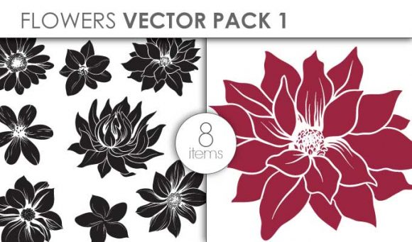 Vector Flowers Pack 1 1