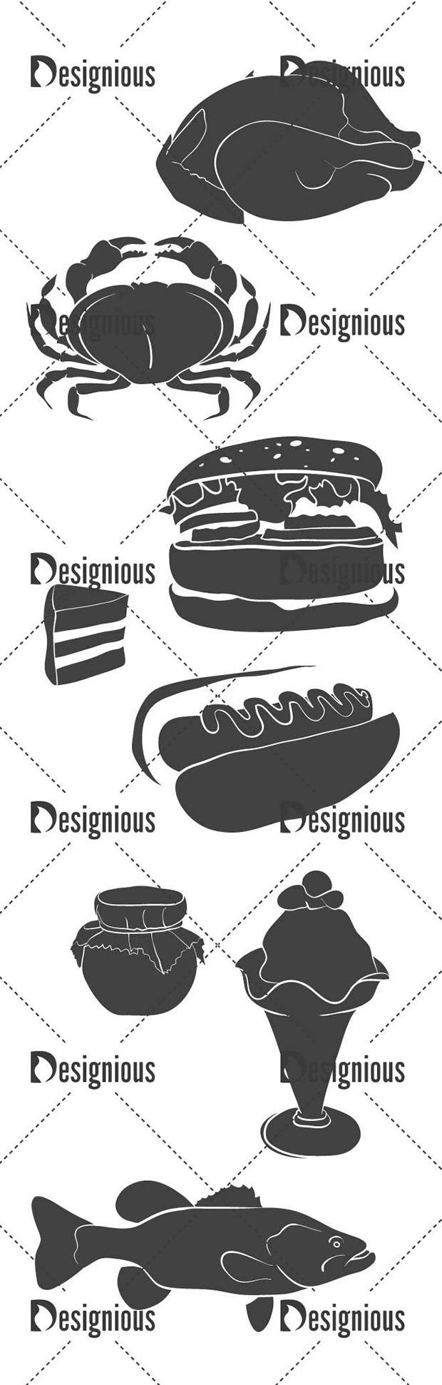 Vector Food Pack 2for Vinyl Cutter 2