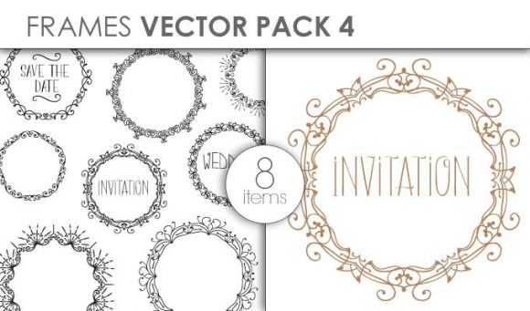 Vector Frames Pack 4 1