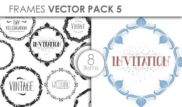 Vector Frames Pack 5 1
