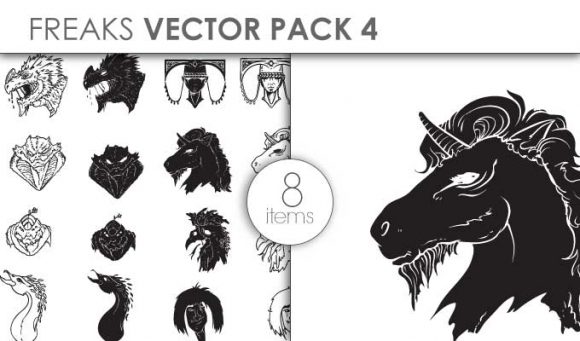 Vector Freaks Pack 4for Vinyl Cutter 1