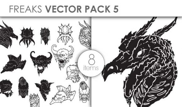 Vector Freaks Pack 5for Vinyl Cutter 1