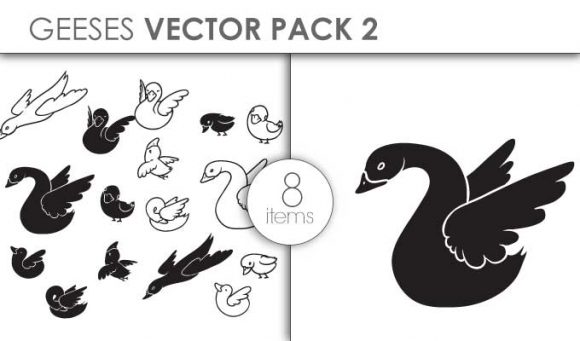 Vector Geese Pack 2 1