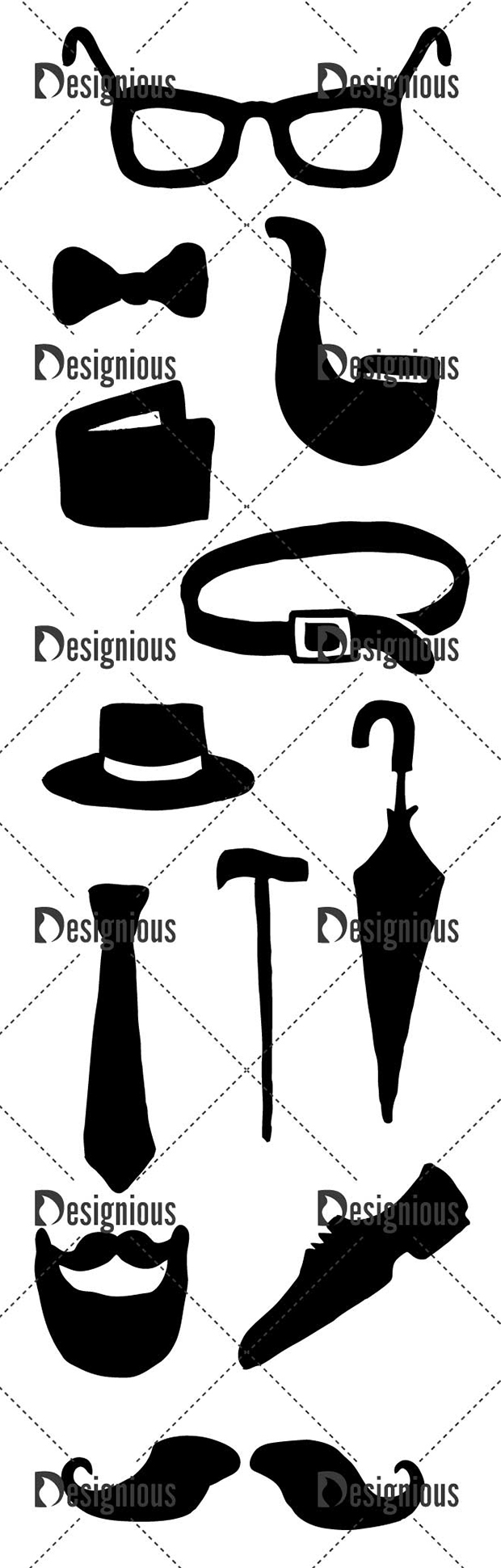 Vector Gentleman Accessories Pack 1 2