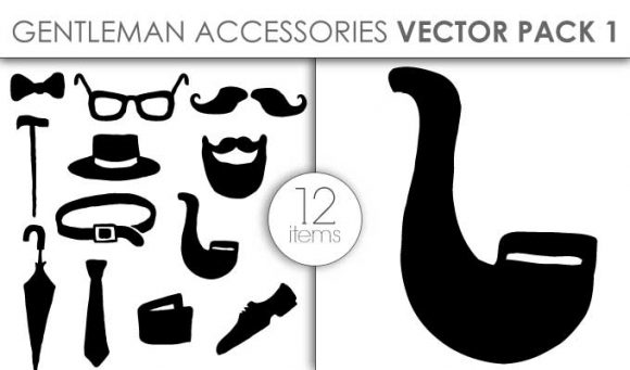 Vector Gentleman Accessories Pack 1 1