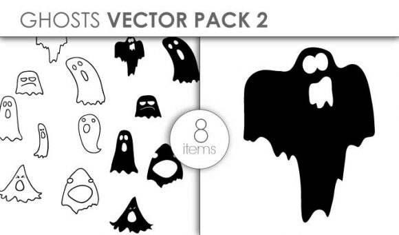 Vector Ghosts Pack 2 1