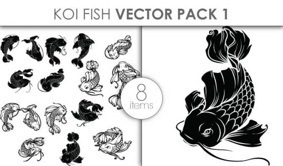 Vector Koi Fish Pack 2 1