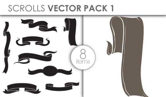 Vector Scrolls Pack 1 1
