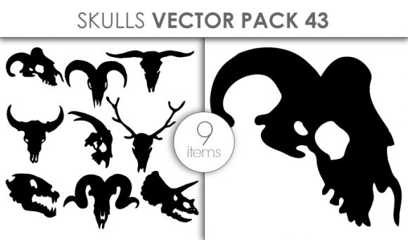 Vector Skulls Pack 43 1