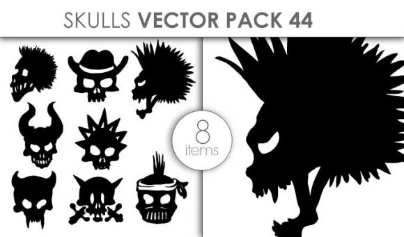 Vector Skulls Pack 44 1