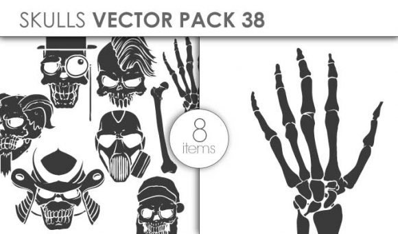 Vector Skulls Pack 46 1