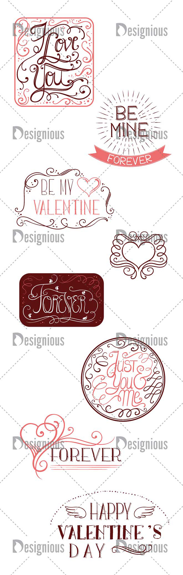 Vector Valentines Day Pack 1 2