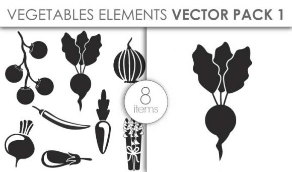 Vector Vegetables Pack 1 1