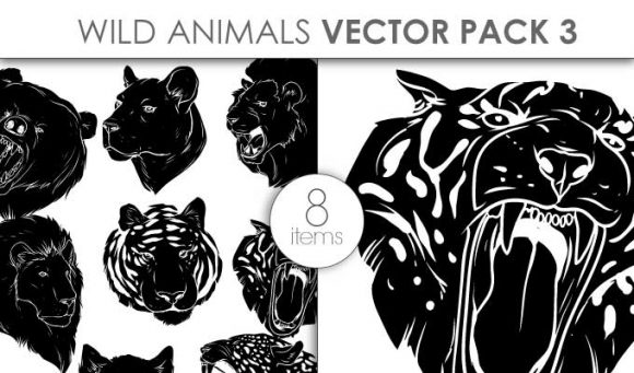 Vector Wild Animals Pack 3 1