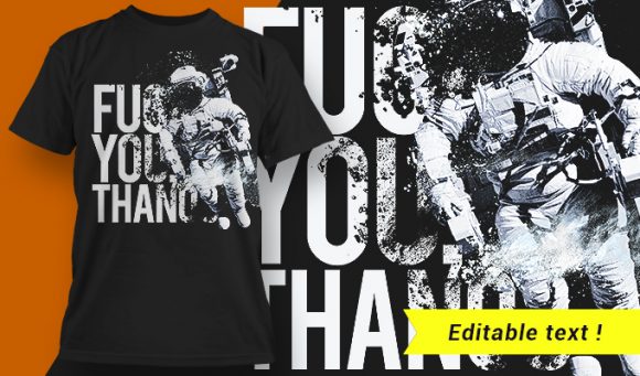 Fuc You Thanos T-shirt Design 1