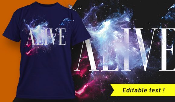 Alive T-shirt Design 1