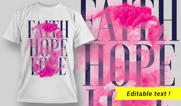 Faith, Hope, Love T-shirt Design 1