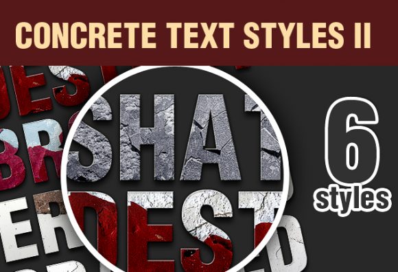 Concrete Text Styles Set 2 1