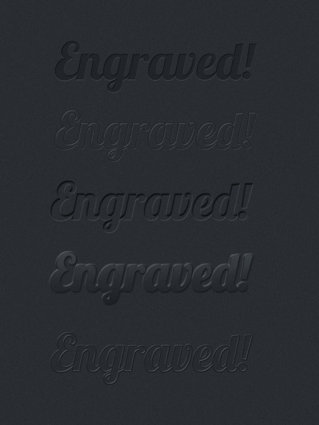 Engraved Text Effects and Styles for Photoshop 2