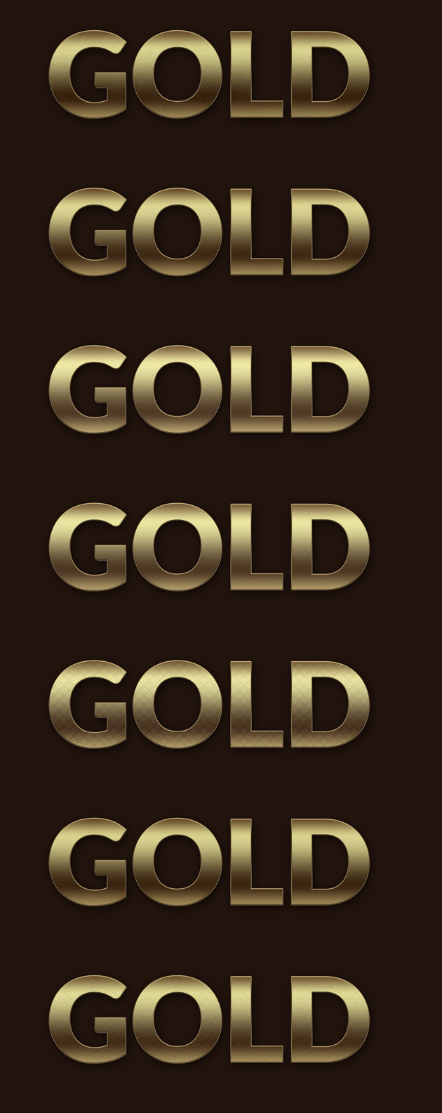 Gold Photoshop Styles 2