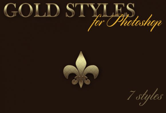 Gold Photoshop Styles 1