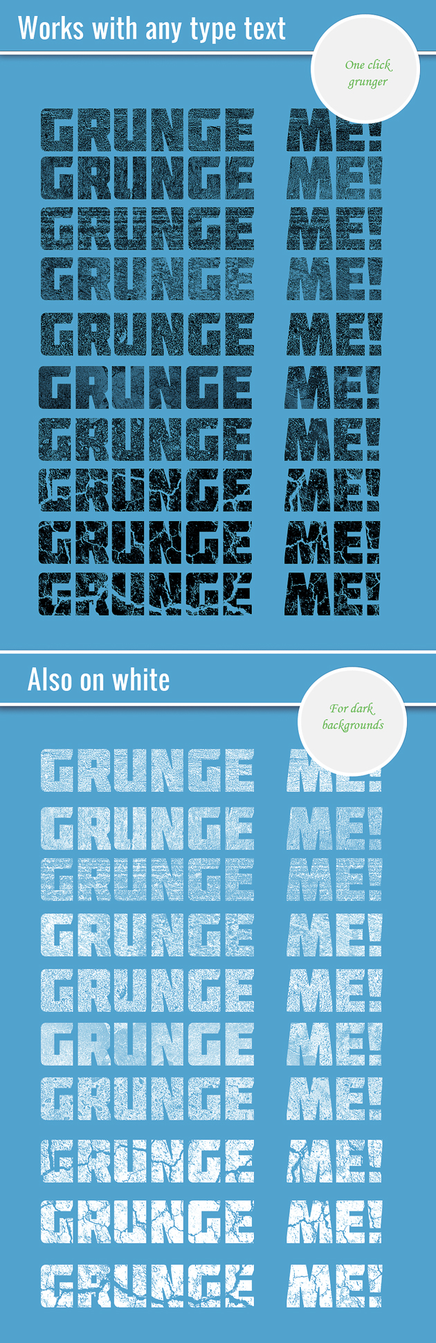 Grunge Text Styles Set 2 2