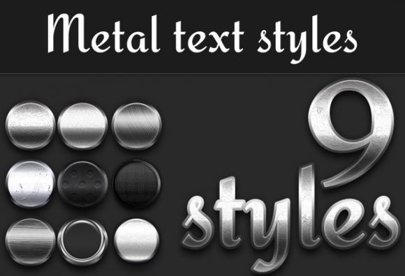 Metal Styles for Photoshop 1