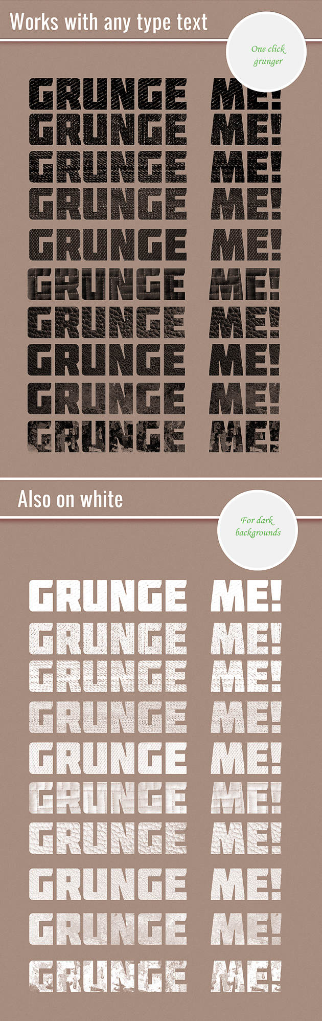 Grunge Text Style Set 3 2