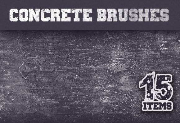 Concrete Photoshop Brushes Set 1 1