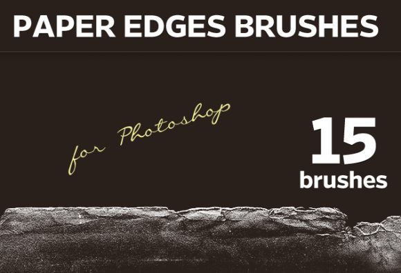 Paper Edges Photoshop Brushes 1