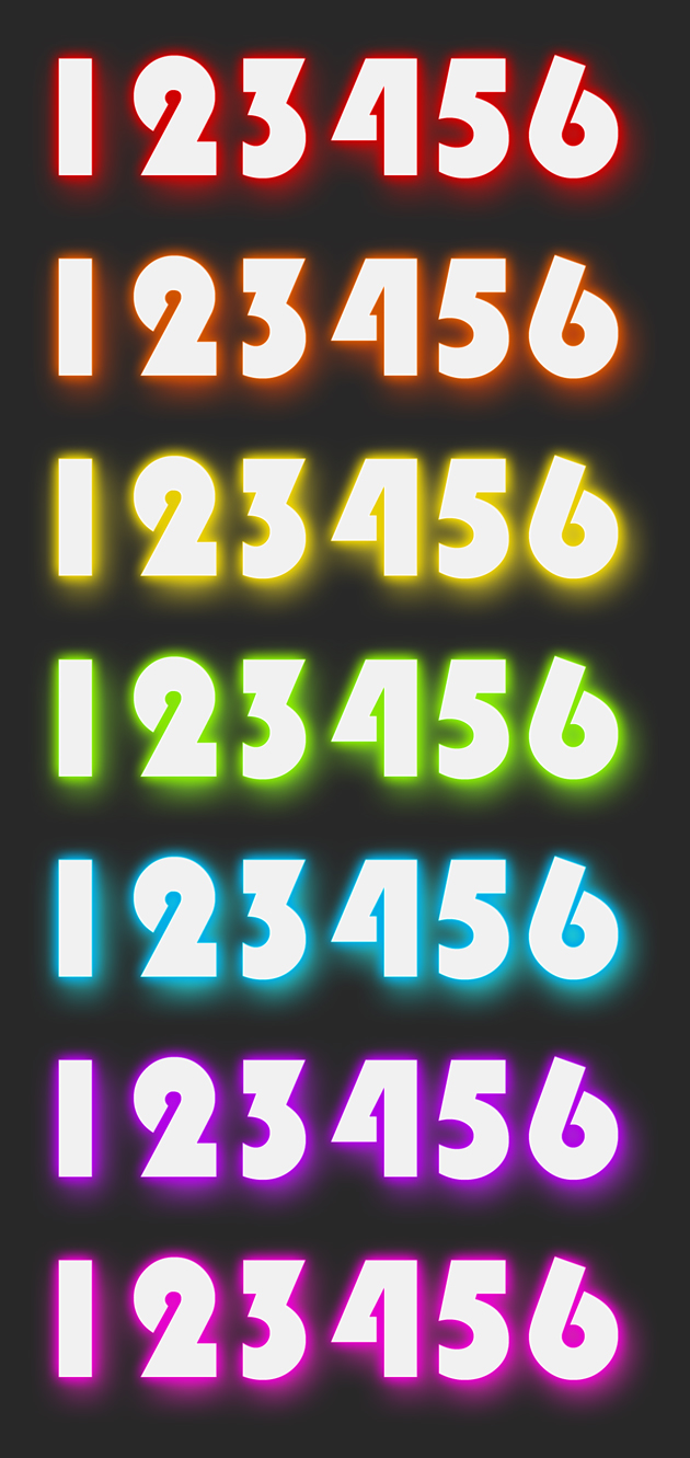 Neon Glow Text Effects 2
