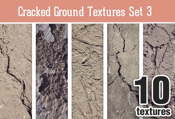 Cracked Ground Texture Set 3 1