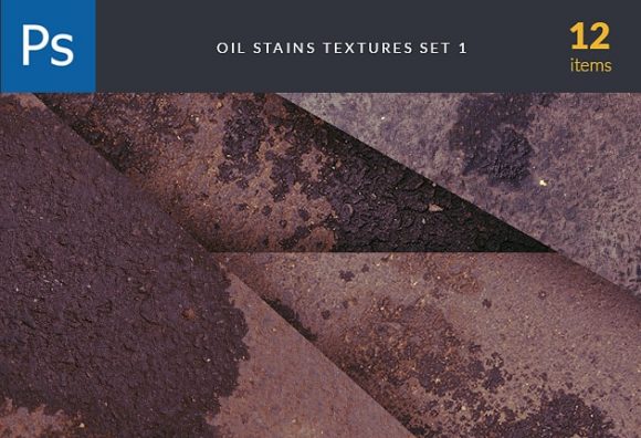 Oil Stains Textures Set 1 1