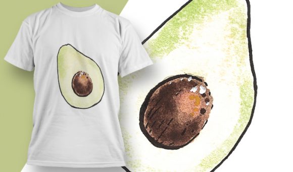 Avocado T-shirt Design 1793 1