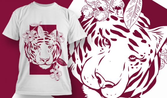 Tiger T-shirt Design 1846 1