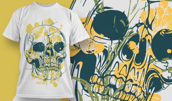 Skull T-shirt Design 1857 1