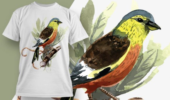 Bird T-shirt Design 1871 1