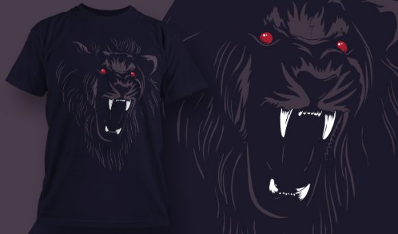 Lion T-shirt design 1989 1