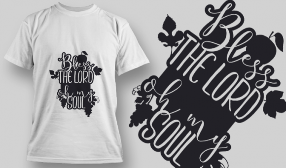2153 Bless The Lord Oh My Soul SVG Quote 1