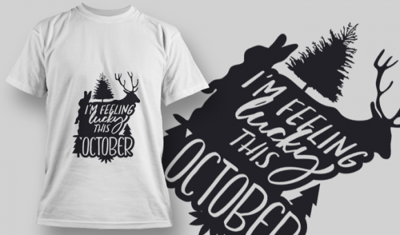 2188 I'm Feeling Lucky This October SVG Quote 1