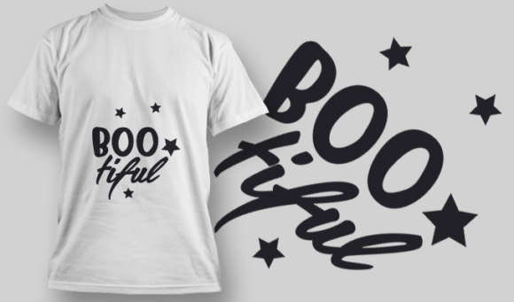 2214 Boo-Tiful T-Shirt Design 1
