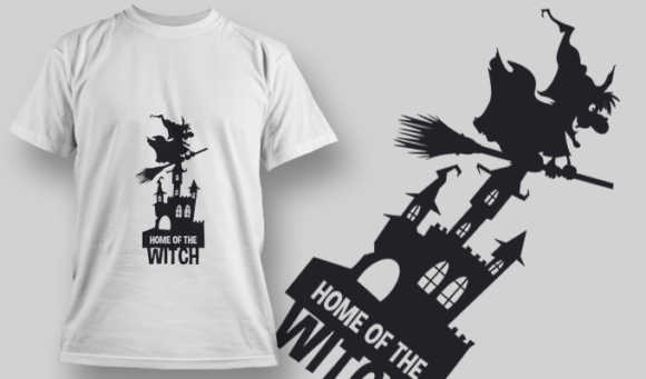 2226 Home Of The Witch 1 T-Shirt Design 1