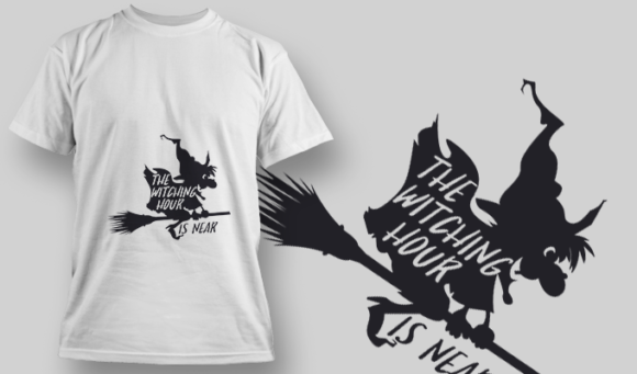 2238 The Witching Hour T-Shirt Design 1