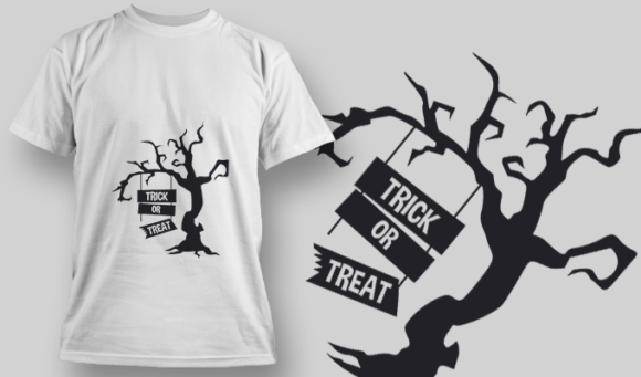 2239 Trick Or Treat 1 T-Shirt Design 1