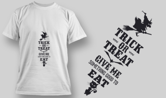 2244 Trick Or Treat 6 T-Shirt Design 1