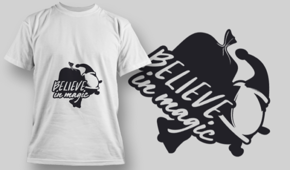 2248 Believe In Magic T-Shirt Design 1