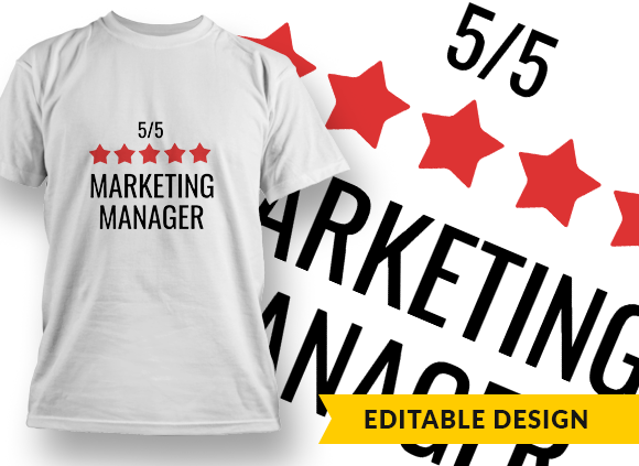 5-Star Job T-shirt Design 1