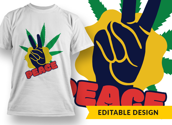 Peace - T-shirt Design 1