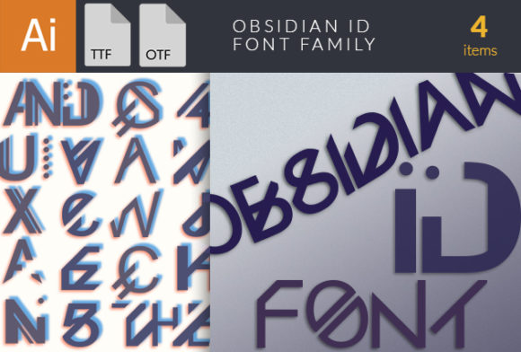 Obsidian Font Family Font 5