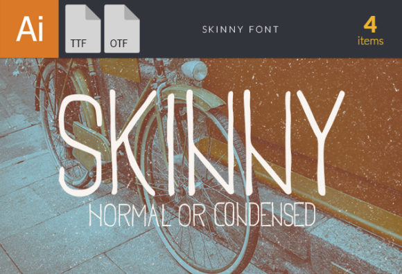 Skinny Font 5
